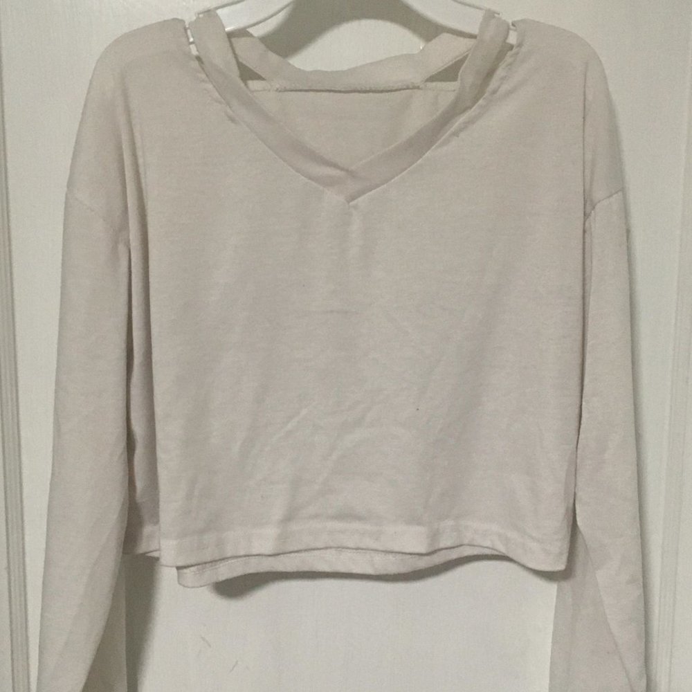 White Crop Top
